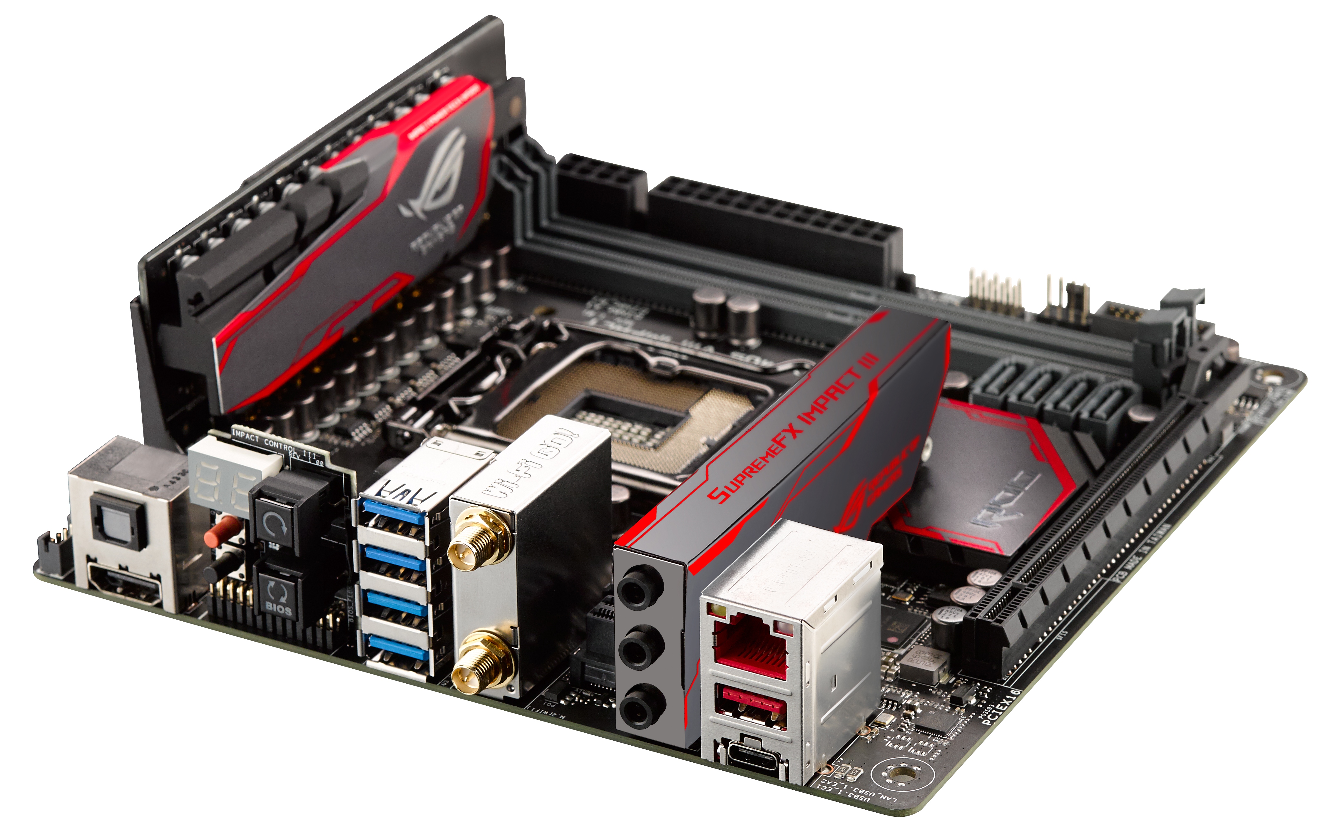 The ASUS Maximus VIII Impact Z170 ROG Mini-ITX Motherboard Review